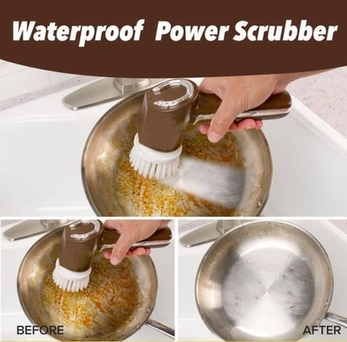 Horsepower As Seen on TV Handheld Cordless Rechargeable Spinning Power Scrubber - Bild 8 von 8