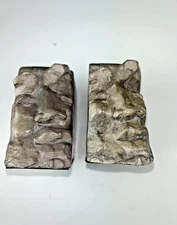 Stone Face Bookends Eduardo Strauch 94 CRAGGY FACE