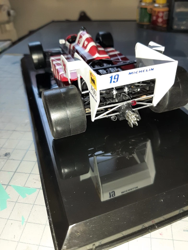 F1,Toleman TG184,Ayrton Senna, 1984, Portuguese Gp 1/24. Die Cast - Immagine 4 di 4