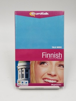 Eurotalk: Talk More Finnish Interactive Video CD-ROM New & Sealed Free Shipping 