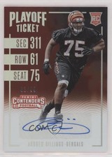 2016 Panini Contenders Playoff Ticket 61/99 Andrew Billings #119 Auto 09q5