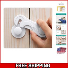 4-Pack Cabinet Locks for Child Safety - Durable, Nontoxic Baby Proofing Solution