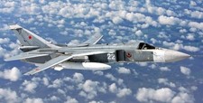 Sukhoi SU24 SU-24 Esgrima Escritorio Horno Madera Seca Avión Nuevo Modelo Gran Escala 1/48