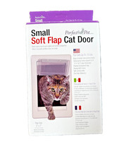 Perfect Pet Small Soft Flap Cat Door 5x7 in For Cats Up to 12 lb Open Box
