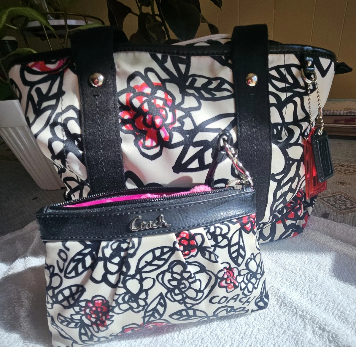 Coach Satin Exterior Tote Bags & Handbags for Women for sale | eBay