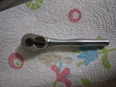 Vintage CORNWELL Tools USA 3/8'' Drive Mini Stubby Compact Ratchet 5'' Long