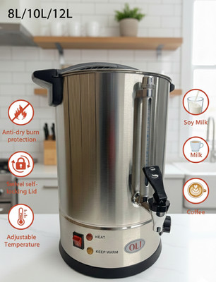 Edelstahl Teeurne 8L/10L/12L kommerzieller elektrischer Warmwasserboiler