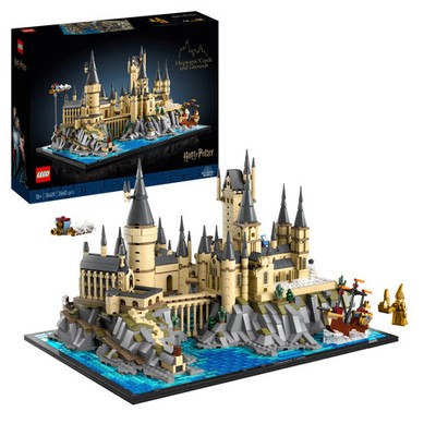 LEGO Harry Potter 76419 Schloss Hogwarts mit Schlossgelände Bausatz, Mehrfarbig