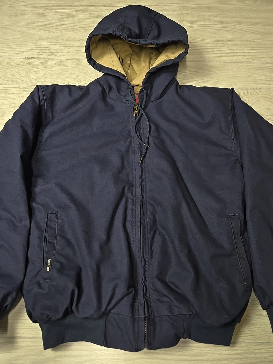 Portwest Bizflame L Jacket NFPA2112 ARC 4 Fire Resistant Hoodie Duck Cotton BL - product detail image 1