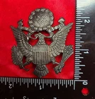 WW1 US Army Military AEF Officer Hat Badge Insignia