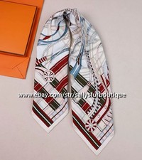 Sallys Boutique 18 Momme Twill Silk Wrap Scarf Belts Print Double Face Shawl 35"