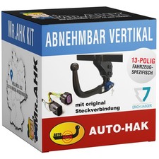AutoHak Anhängerkupplung vert. abnehmbar für Citroen C4 X ab 22 + 13polig spezi.