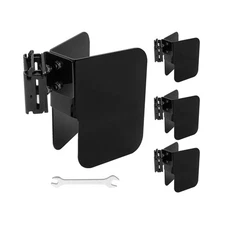 4Pack E-Track Wheel Chock for Motorcycle, E Track Dirt Bike Wheel Chocks, E-T...