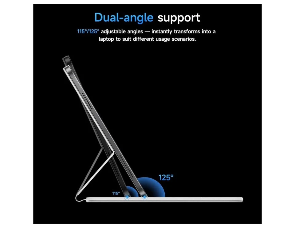 Hou Mate-8 Mate Keyboard Case iPad Air White Wireless Keyboard - Image 4 of 4