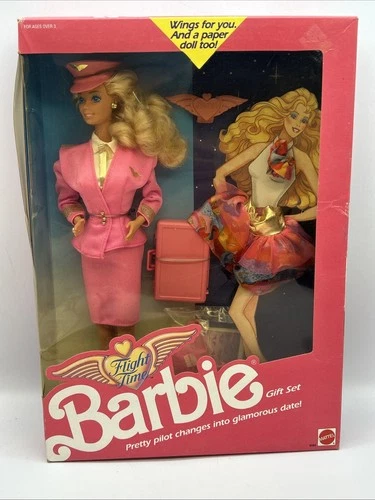 MTB- Vintage 1989 Mattel “Flight Time” Pilot Barbie W/ Original Accessories&box