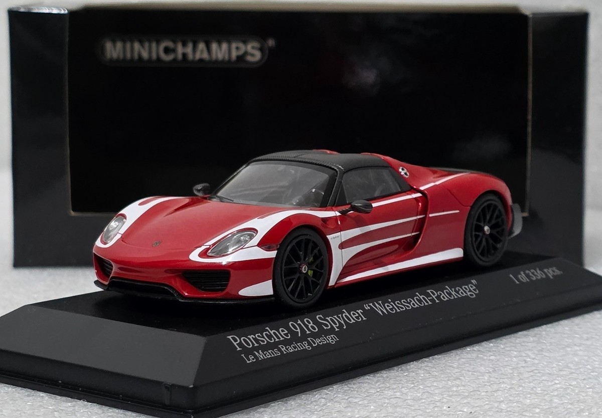 Porsche 918 Spyder Weissach Package Le Mans Racing Design 1:43