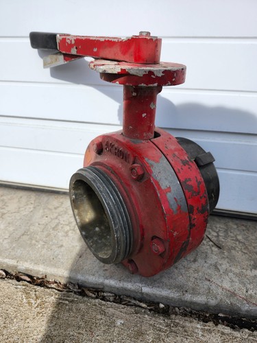Intake Butterfly Valve, 5" NH, Fire Engine