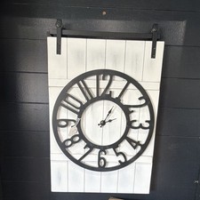 Farmhouse Style Hanging Clock