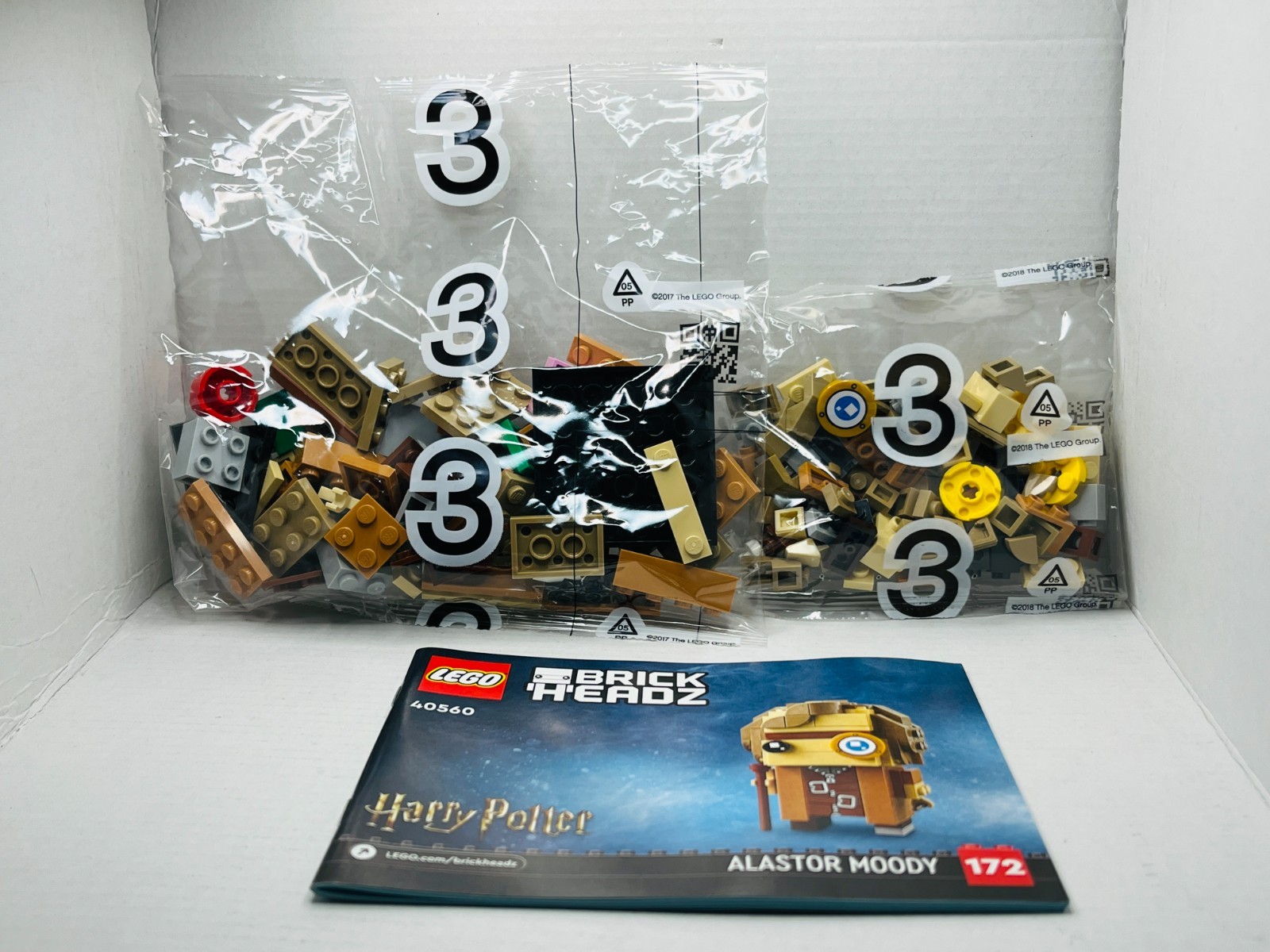 LEGO Harry Potter 40560 Profesores de Hogwarts BRICKHEADZ se vende por separado | Nuevo