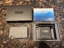 Ridge Wallet - Gunmetal Titanium - Excellent Condition