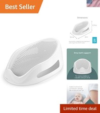 Lightweight Baby Bath Support - Perfect Bath Accessory for Newborns in Gray