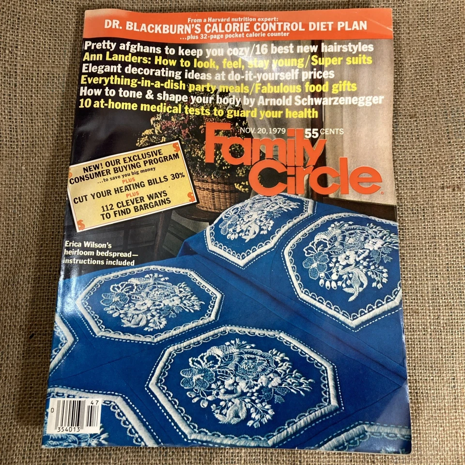 Vintage 1979, Family Circle Magazine -  Nov 1 & Nov 20, Lot of 2 Foto 2 de 4