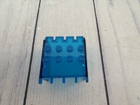 Lego 1x 2337 Trans-Dark Blue Windscreen 4 x 4 x 2 Canopy Extender Set #6990