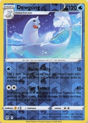 Dewgong 034/196 Lost Origin Reverse Holo Rare