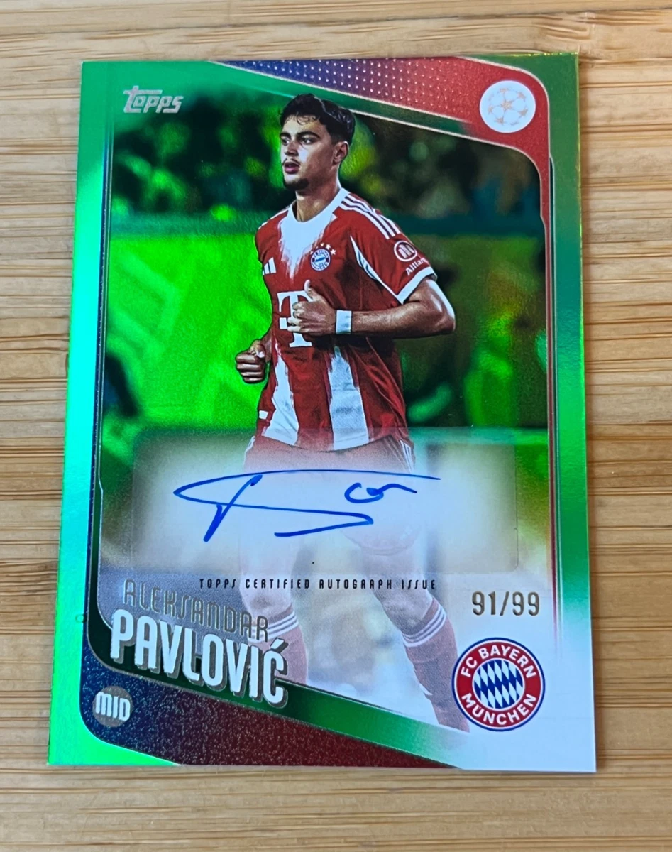 2025-26 Topps Uefa Club Competitions - Aleksandar Pavlovic #BA-AP 
