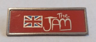 The Jam. Rare Vintage Early 80’s Metal Pin Badge 47 x 17mm. Union Jack Feature.