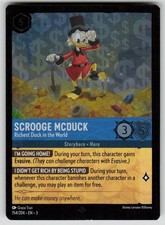 Scrooge McDuck Richest Duck in the World Foil Into the Inklands 154 Lorcana NM