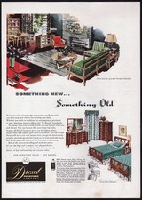 1951 Drexel Furniture ad Something New… Something Old - President Collection