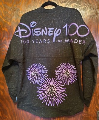 Walt Disney World Spirit Jersey Disney 100 Jahre Langarmshirt Gr.S schwarz
