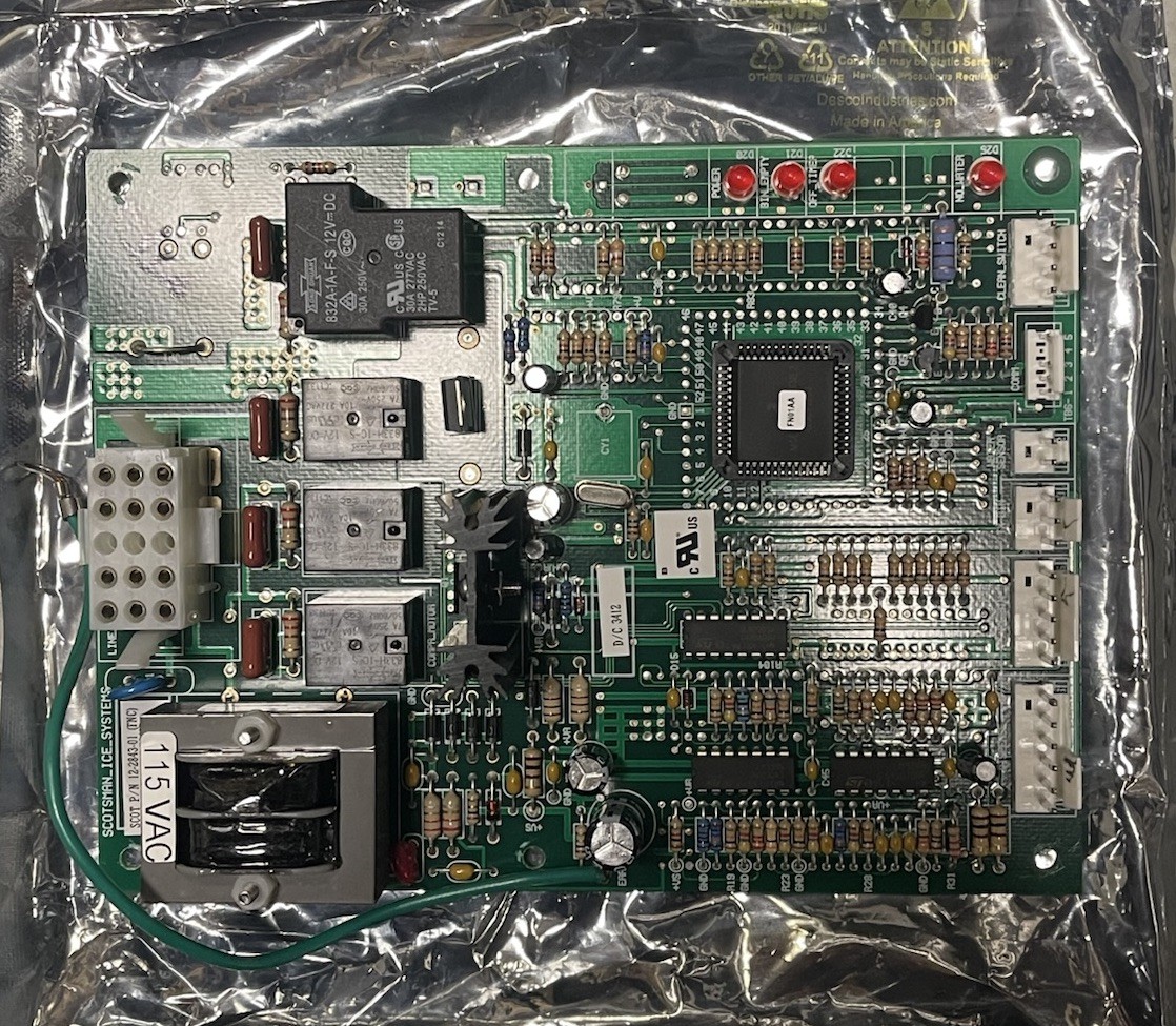 SCOTSMAN 12-2843-01 Ice Machine Main Controller PCB Module 115VAC Working