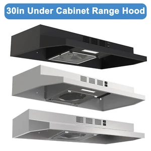 30inch Sous le capot du Cabinet 230CFM Ventilateur de cuisine sans conduit/sans conduit LED neuf
