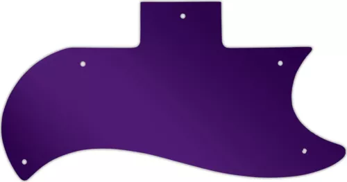 WD Custom Pickguard For Gibson 1961-1970 Half Face SG #10PR Purple Mirror