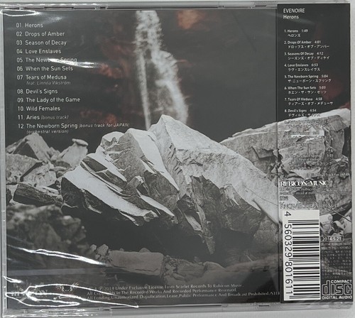 Herons by Evenoire (CD, 2014) OBI, bonus track, heavy metal, symphonic metal - Foto 2 di 5