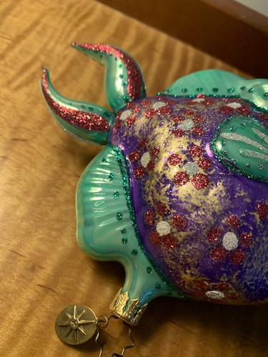Radko Purple 5" Sea Fish Retired Ocean Ornament - Picture 8 of 9