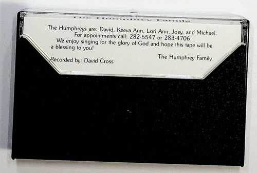 The Humphrey Family God's Not Dead Southern Gospel Christian Cassette Tape - Picture 2 of 3