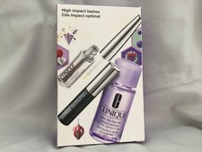 Clinique High Impact Lashes Gift Set - Lash Amplifying Serum/Mascara/Remover New