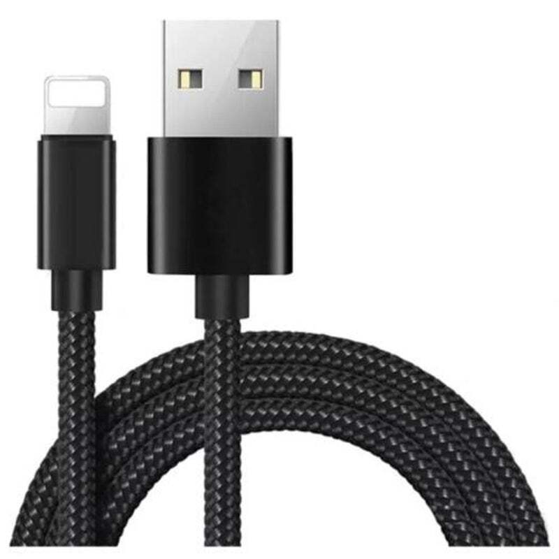 1M 8 Pin For Iphone Charger Usb Cable Black Cables & Adapters