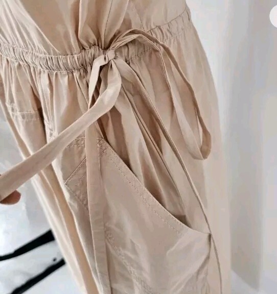 Zara Srpls Limited Edition Maxi Dress Cream Small 2840 045 image 5