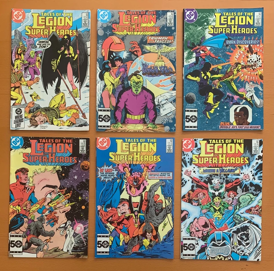 Legion of Super-Heroes #316 to 354 unbroken run (DC 1984) 39 x comics - Image 3 of 4