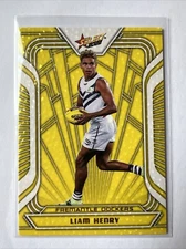 Liam Henry 2022 Select Footy Stars Fractured Yellow /145 #FY65 Dockers