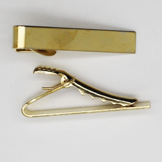 Alligator Tie Clip Blanks Goldtone Pack of 4 eBay