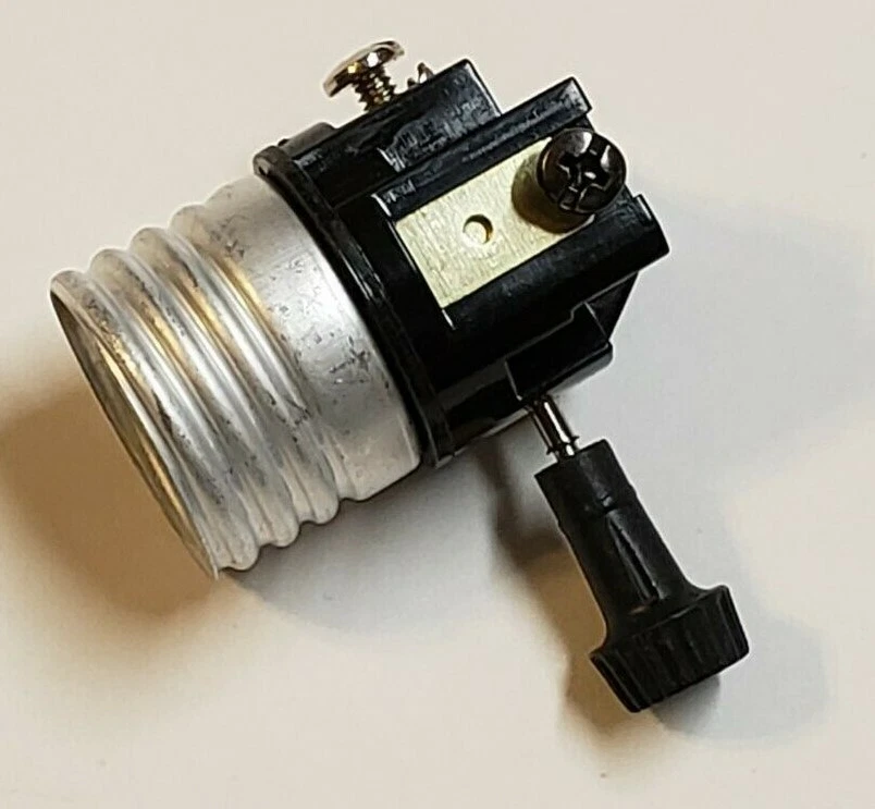 3 TERMINAL TURN KNOB INTERIOR LAMP SOCKET FOR WIRING BOTTOM LIGHT 30684J - Image 4 of 4