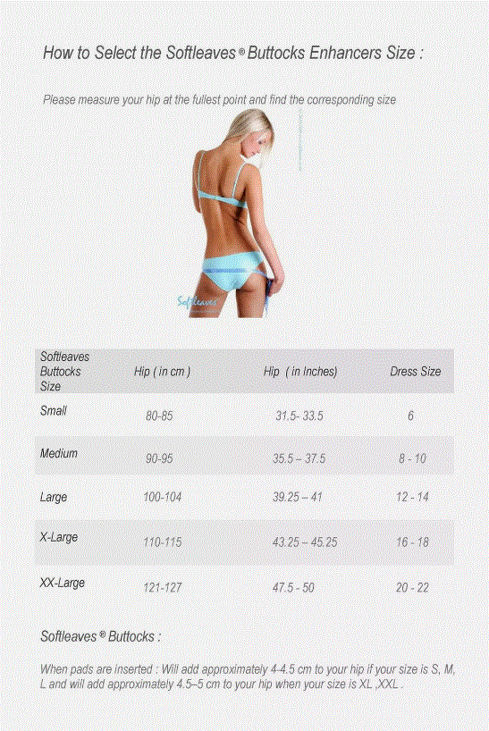 Padded Underwear Women Softleaves B200 Silicone Butt Enhancer - Foto 5