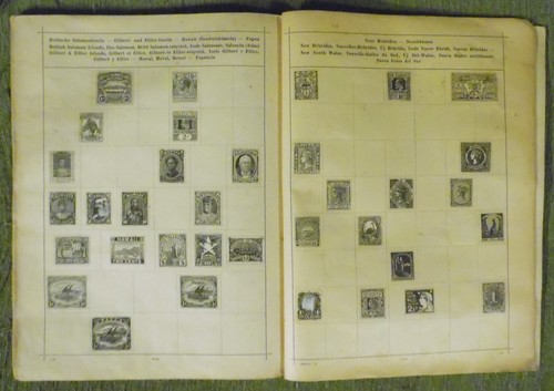 Schaubeks Briefmarken-Album , von ca 1913 , ohne Briefmarken - Imagen 13 de 14