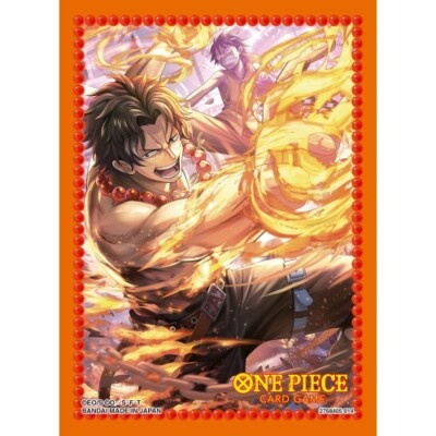 ONE PIECE Card Game Official Sleeves 10 Portgas D Ace Sealed in Japanese  NEW | eBay