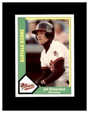 1990 CMC AAA Buffalo Bisons Jeff Richardson #12